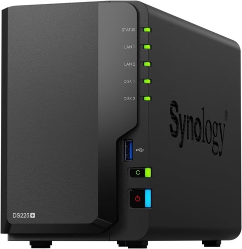 Synology ds225 bay diskless - ds225+,